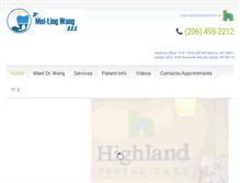 Tablet Screenshot of dentalwang.com